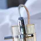 Selene Bossa Nova lampe de table Ø15 H 21cm à l&#39;ambre verre soufflé Viadurini