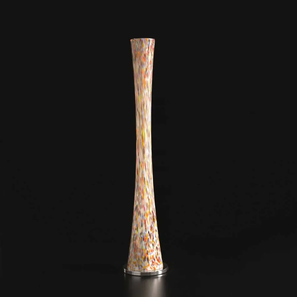 Selene Hourglass lampadaire en verre soufflé H175cm Ø36 Viadurini