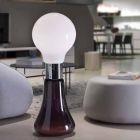 Selene lampe de table avec Dina verre soufflé de Murano Viadurini