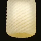 Selene Domino lampe suspension soufflé Ø21 H 27/140 cm verre Viadurini