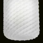 Selene Domino lampe suspension soufflé Ø21 H 27/140 cm verre Viadurini