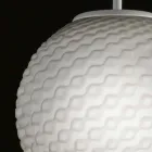 Selene Domino lustre verre soufflé à la main Ø27 H 27 / 140cm Viadurini