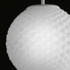 Selene Domino lustre verre soufflé à la main Ø27 H 27 / 140cm Viadurini