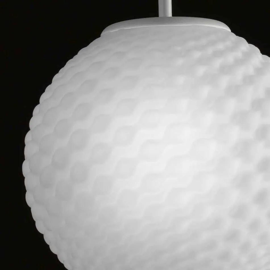 Selene Domino lustre verre soufflé à la main Ø27 H 27 / 140cm Viadurini