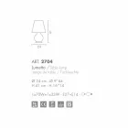 Selene toujours lumetto Ø24 H41cm, verre soufflé fabriqué en Italie Viadurini