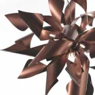 Selene Ginger lampda à la suspension métallique fabriqué en Italie Ø80 H200cm Viadurini