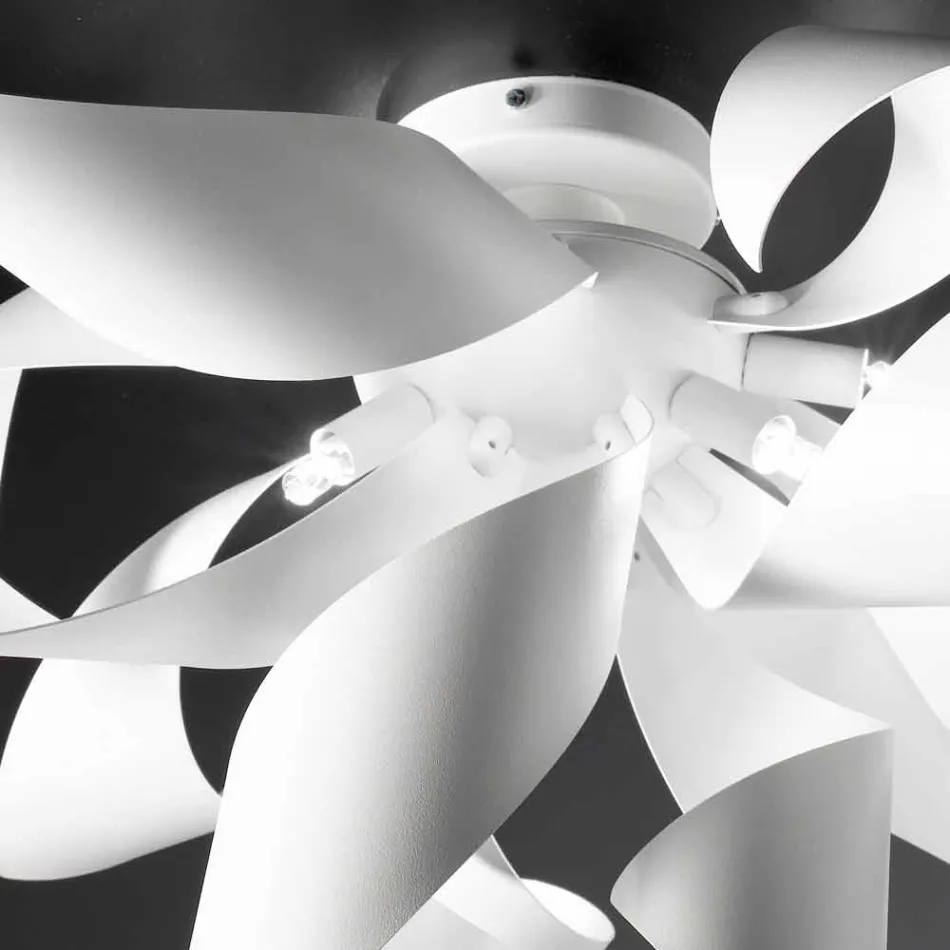 Selene plafond métallique Ginger produit en Italie Ø50 H35cm Viadurini