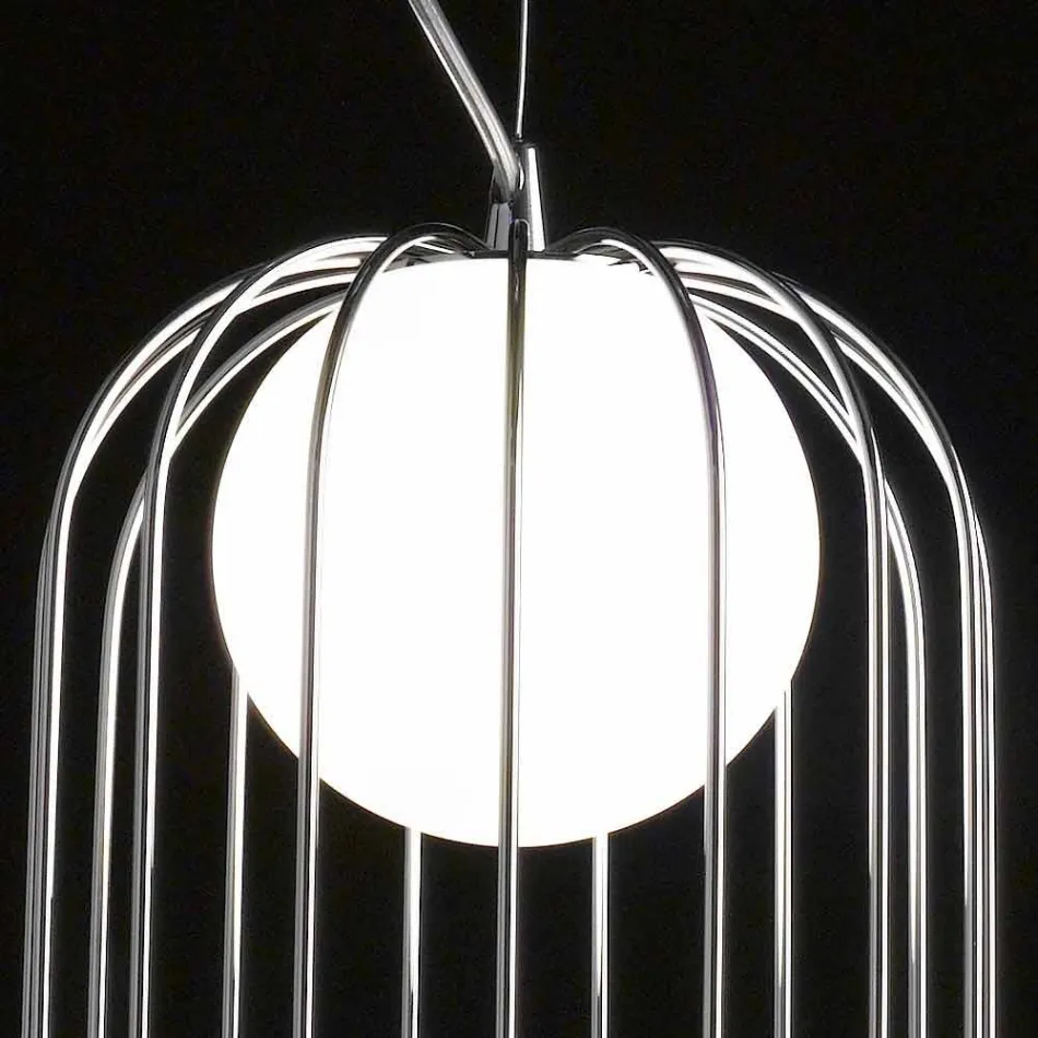 Selene Kluvì lampe suspension verre soufflé Ø19 H 27 / 150cm Viadurini