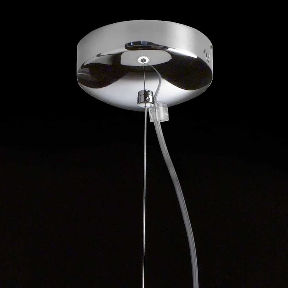 Selene Kluvì lampe suspension verre soufflé Ø19 H 27 / 150cm Viadurini