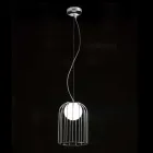 Selene Kluvì lampe suspension verre soufflé Ø19 H 27 / 150cm Viadurini