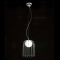 Selene Kluvi lampe suspendue en verre soufflé  Ø19 H 27/150cm