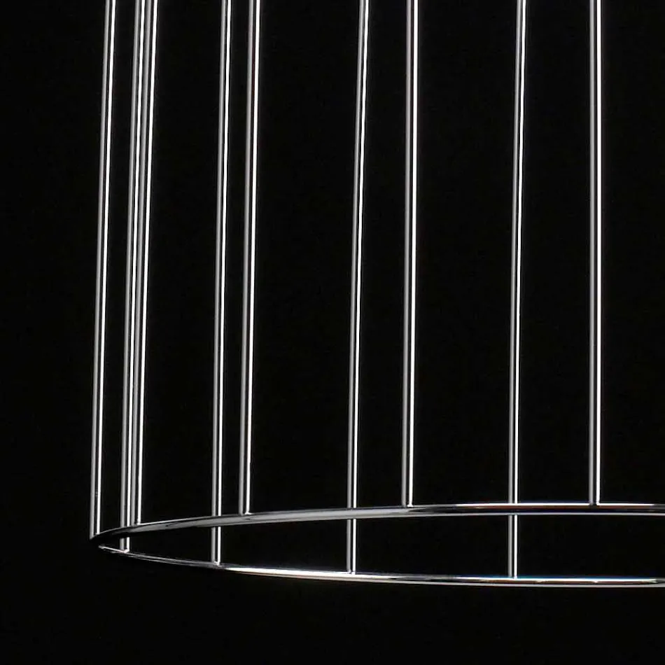 Selene Kluvì lampe suspension soufflé Ø33 H 41/150 cm verre Viadurini