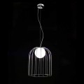 Sele Kluvi lampe suspendue en verre soufflé Ø33 H 41/150 cm