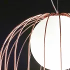 Selene Kluvì lampe suspension verre soufflé Ø54 H 70 / 200cm Viadurini