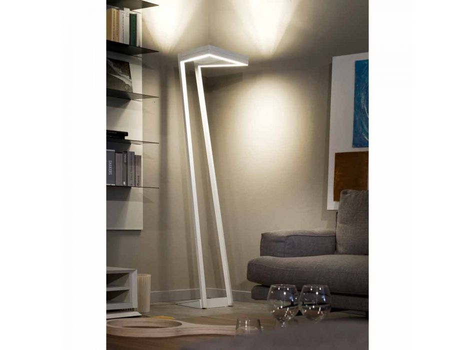 Selene My Way LED lampadaire blanc H180cm 40x40, fabriqué en Italie Viadurini