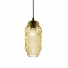 Selene lampe suspension Origami verre soufflé Ø16 H 30 / 140cm Viadurini