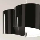 Selene lampe à suspension Papiro fabriqué en Italie Ø46 x H 140 cm Viadurini