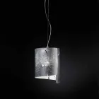 Selene Papyrus lampe moderne pendentif en cristal Ø26 H 125cm Viadurini