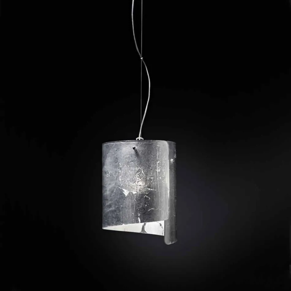 Selene Papyrus lampe moderne pendentif en cristal Ø26 H 125cm Viadurini