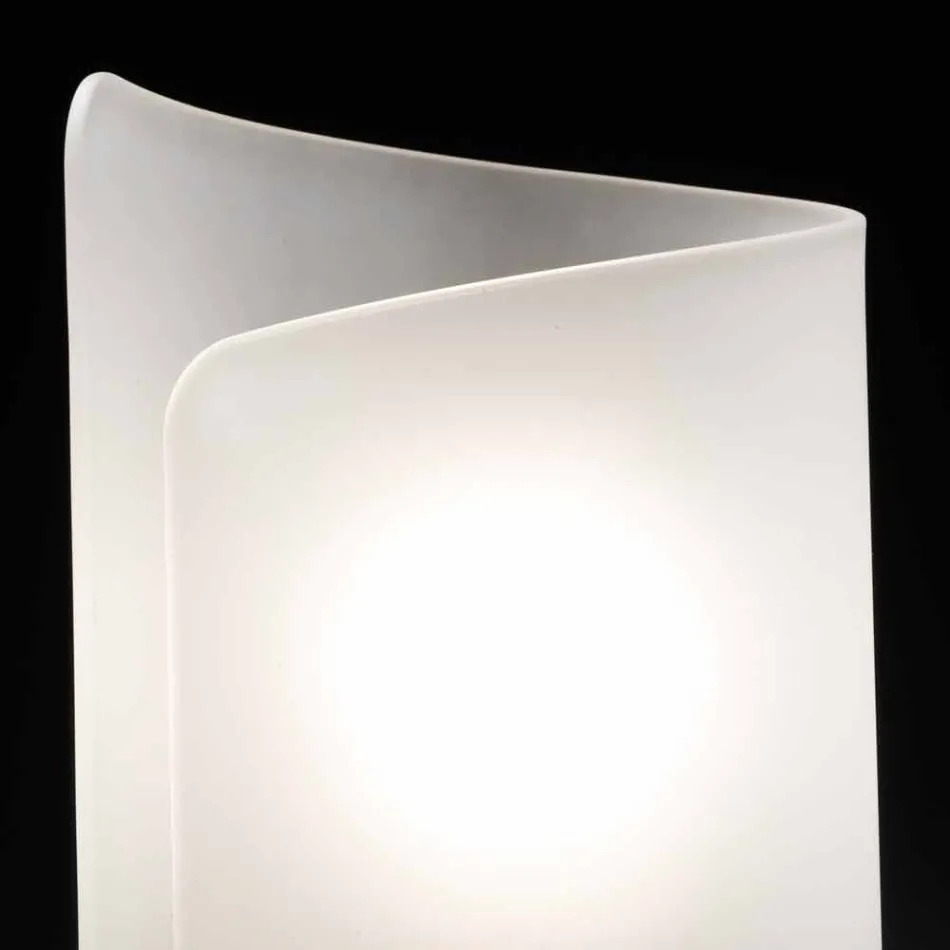 Selene cristal lampe de table Papiro made in Italy 15x14xH25cm Viadurini