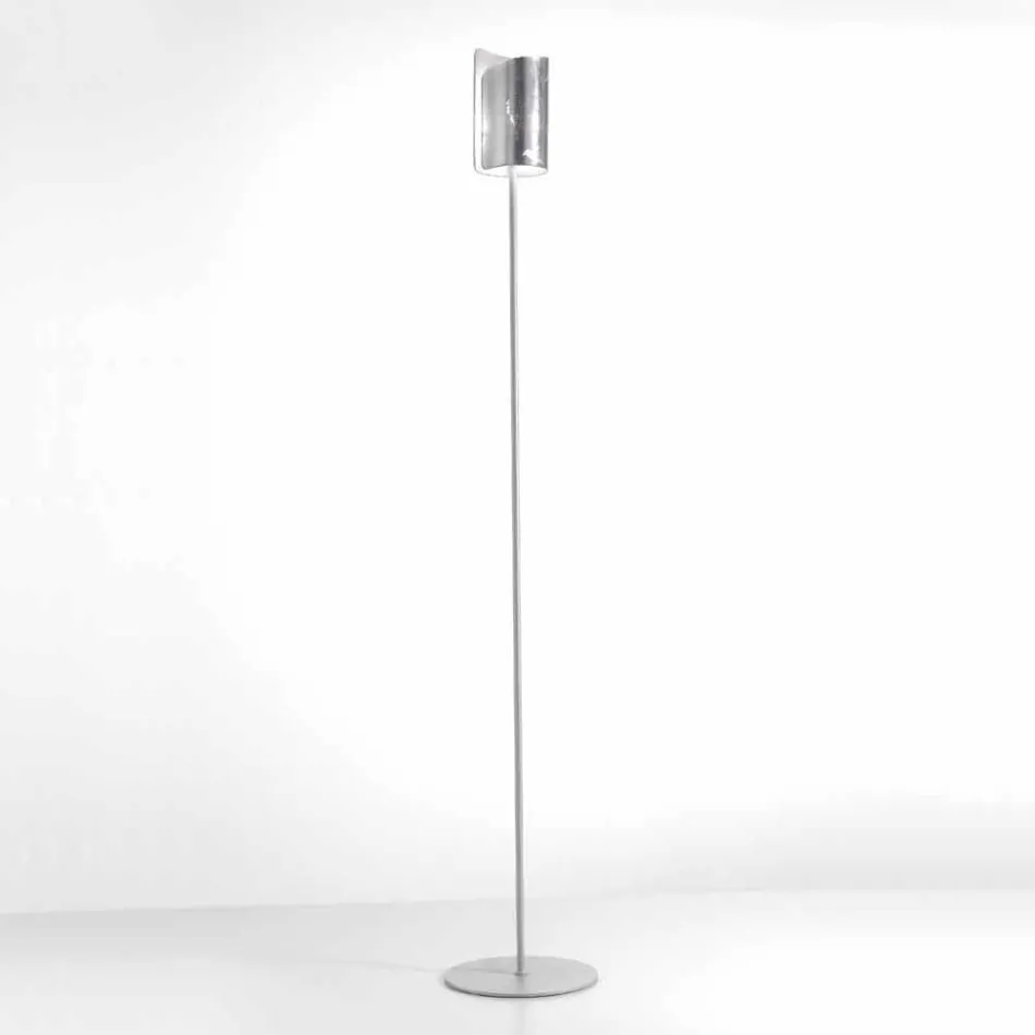 Selene Papiro Lampadaire design cristal Ø15 H 180cm Viadurini