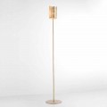 Selene Papiro lampe de sol de design en cristal Ø15 H180 cm