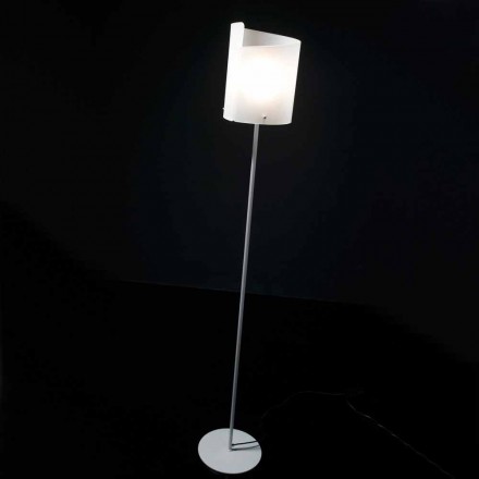 Selene Papiro Lampadaire design H185cm cristal Ø26 Viadurini