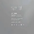 lampe murale moderne Selene made in Italy Bouclier 29x15xH16 cm Viadurini