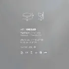 lampe murale Selene Bouclier deux tons un design moderne 29x15xH16 cm Viadurini