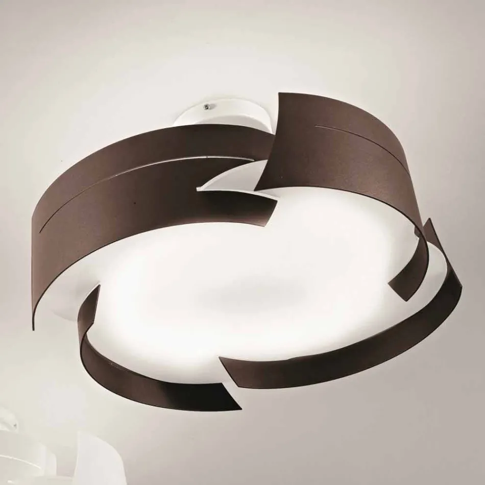 plafond design Selene Vultur Ø59,5 H 25cm Made in Italy Viadurini