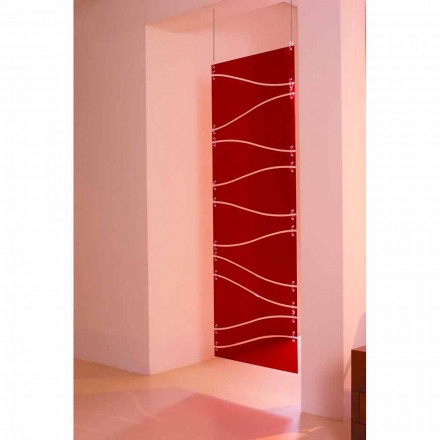 le méthacrylate de suspension Booth, rouge ou satin Blake Viadurini