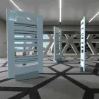 Booth Code de Conception moderne mur Made in Italy Viadurini