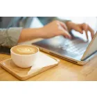 Ensemble de 18 tasses à thé avec sucrier et plateau en porcelaine - Lucerne Viadurini