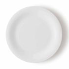 24 assiettes élégantes en porcelaine blanche - Doriana Viadurini