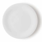 24 assiettes élégantes en porcelaine blanche - Doriana Viadurini