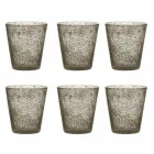 Ensemble de 6 verres en verre soufflé colorés avec un design moderne - Pumba Viadurini