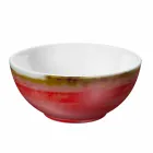 Service 6 bols à glace et 2 bols en porcelaine colorée - Rurolo Viadurini