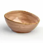 Ensemble de 8 assiettes design rectangulaire moderne et bol en grès coloré - Simba Viadurini