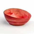 Ensemble de 8 assiettes design rectangulaire moderne et bol en grès coloré - Simba Viadurini