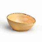 Ensemble de 8 assiettes design rectangulaire moderne et bol en grès coloré - Simba Viadurini