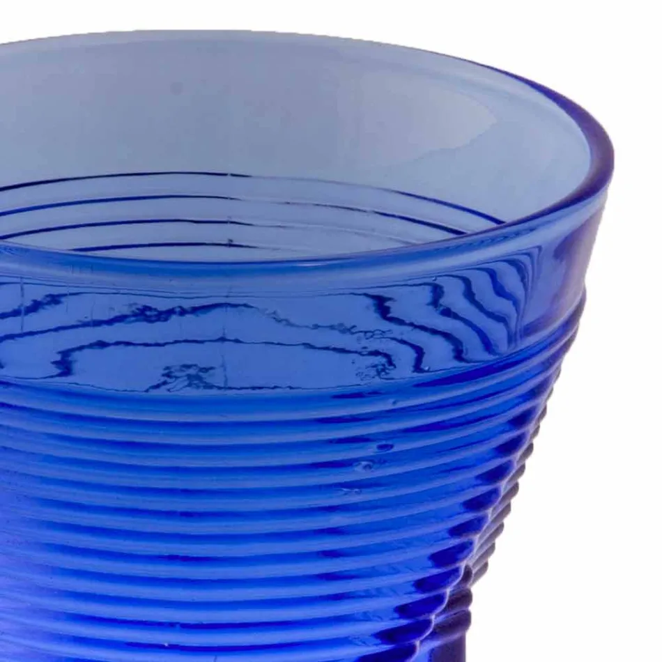 Verres à eau en verre coloré Set 6 pièces Design particulier - Sarabi Viadurini