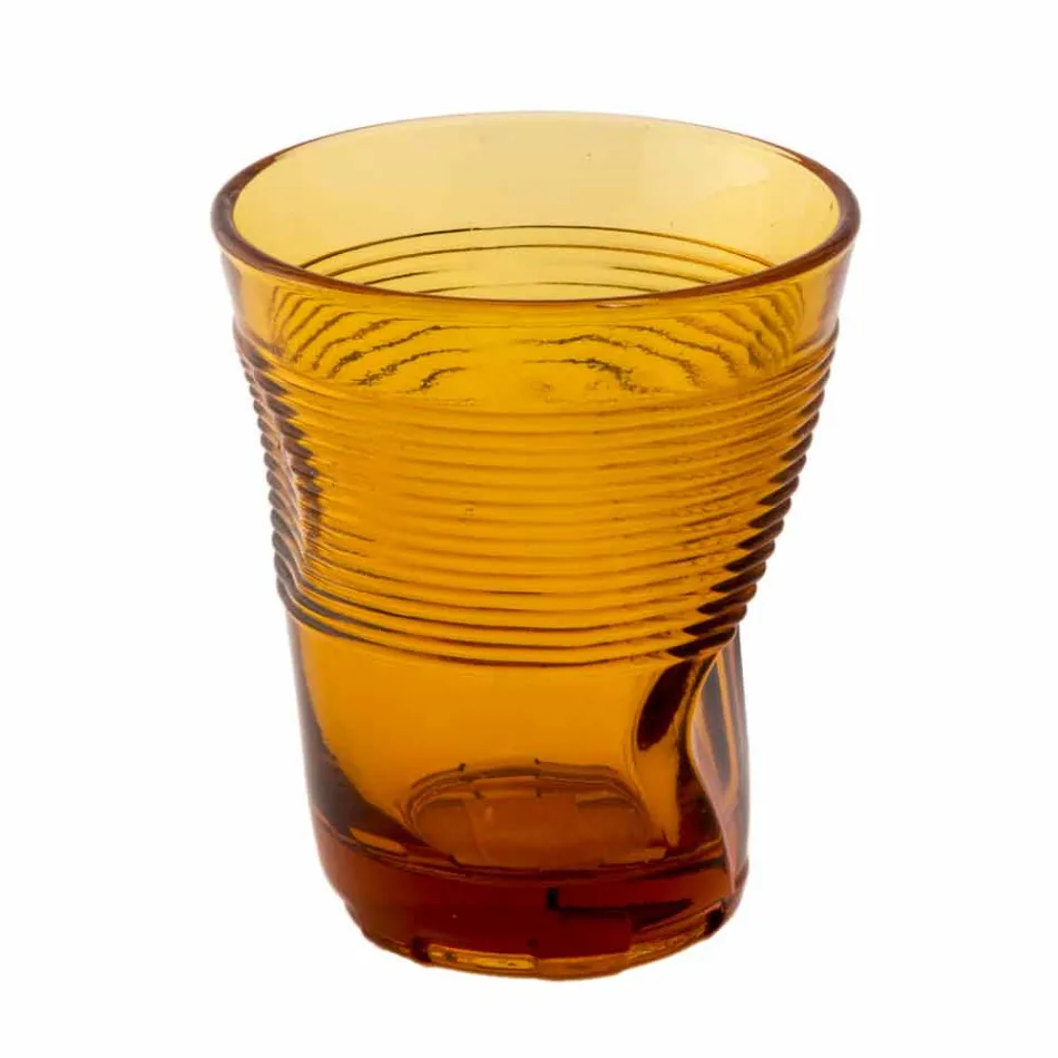 Verres à eau en verre coloré Set 6 pièces Design particulier - Sarabi Viadurini
