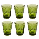 Verres à eau en verre coloré Set 6 pièces Design particulier - Sarabi Viadurini