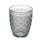 Service de verres à eau en verre coloré décoré 12 pièces - Stilotto Viadurini