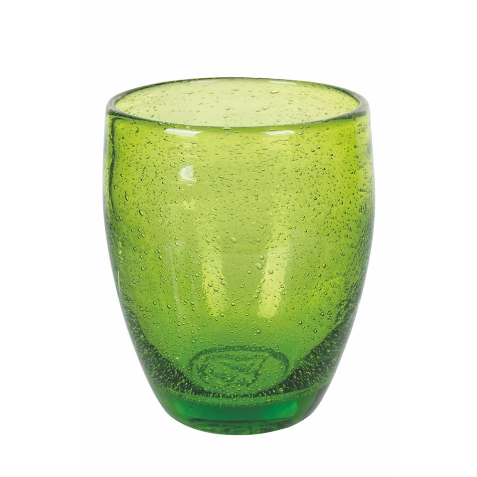Verres à eau en verre soufflé coloré 12 pièces - Guerrero Viadurini