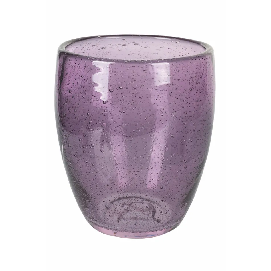 Verres à eau en verre soufflé coloré 12 pièces - Guerrero Viadurini