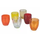 Verres à eau en verre soufflé coloré 12 pièces - Guerrero Viadurini