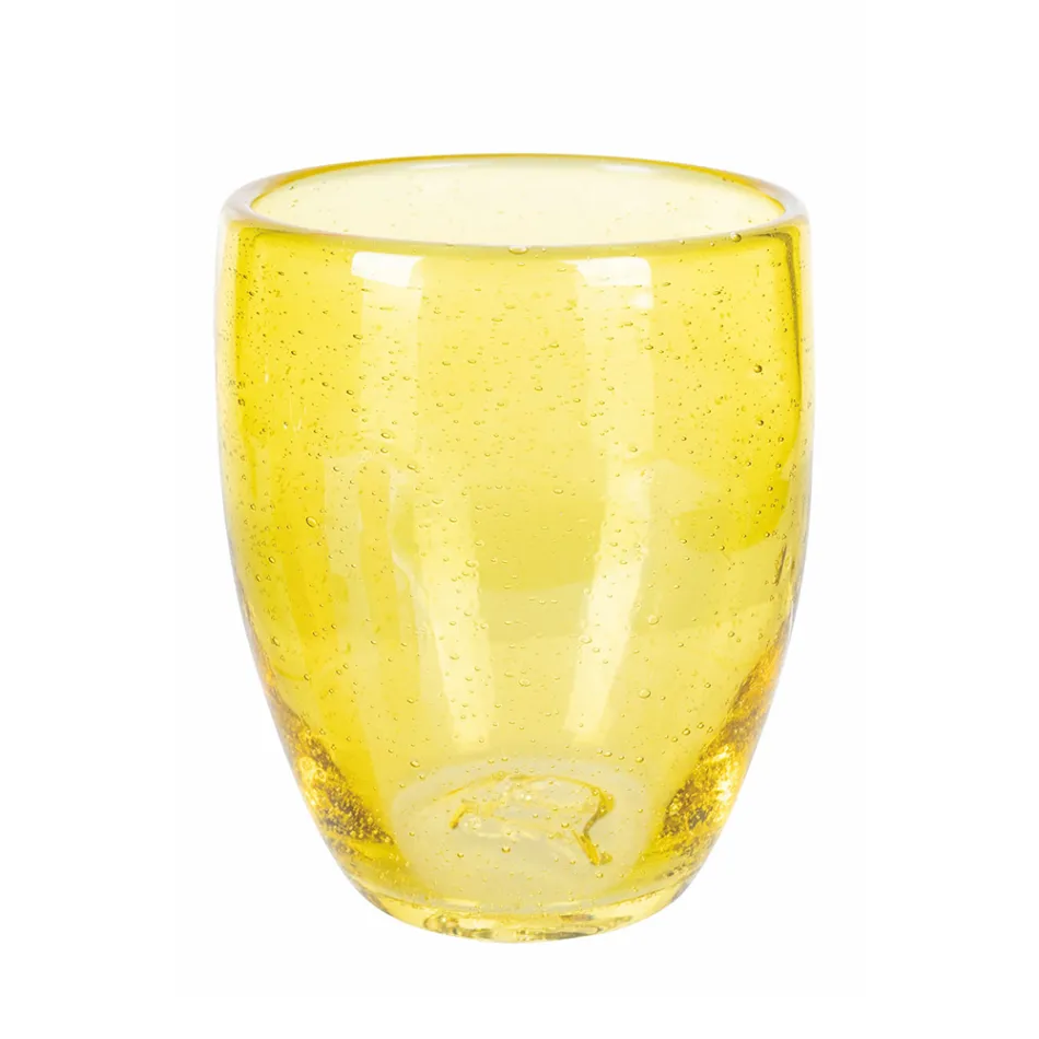 Verres à eau en verre soufflé coloré 12 pièces - Guerrero Viadurini