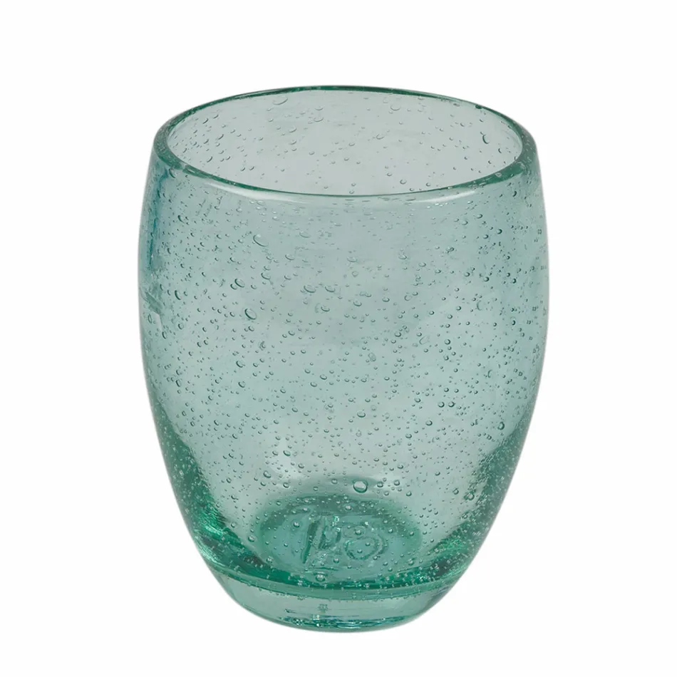 Verres à eau en verre soufflé coloré 12 pièces - Guerrero Viadurini