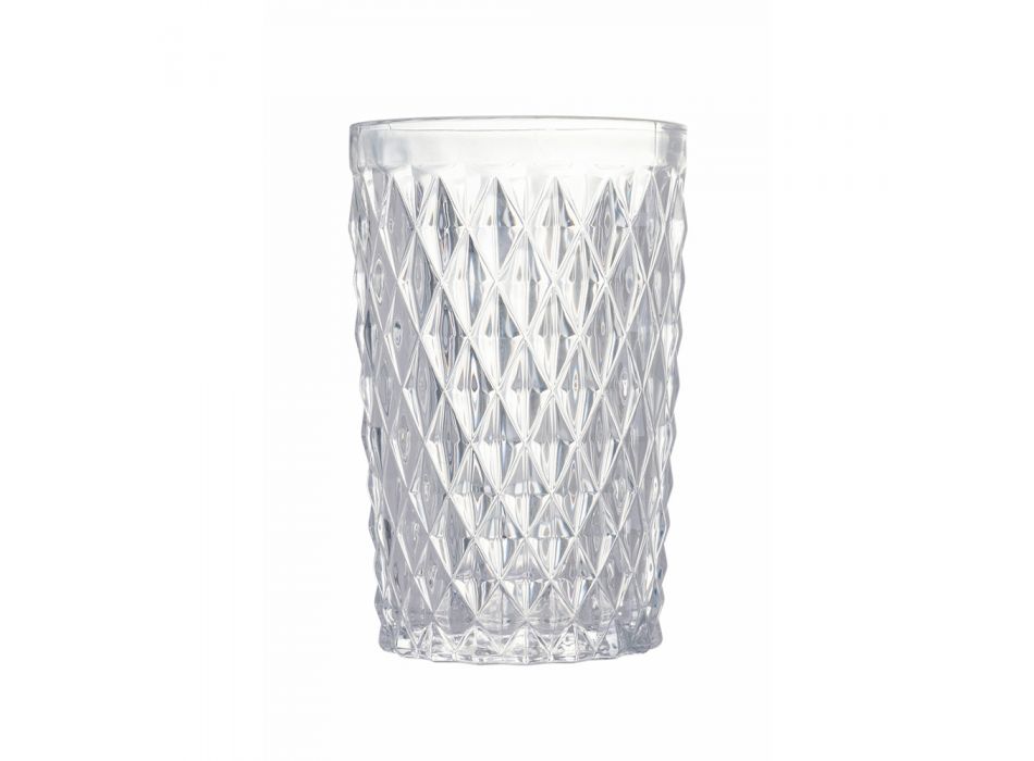 Ensemble de verres en verre transparent 3 formes 12 pièces - Artemisia Viadurini